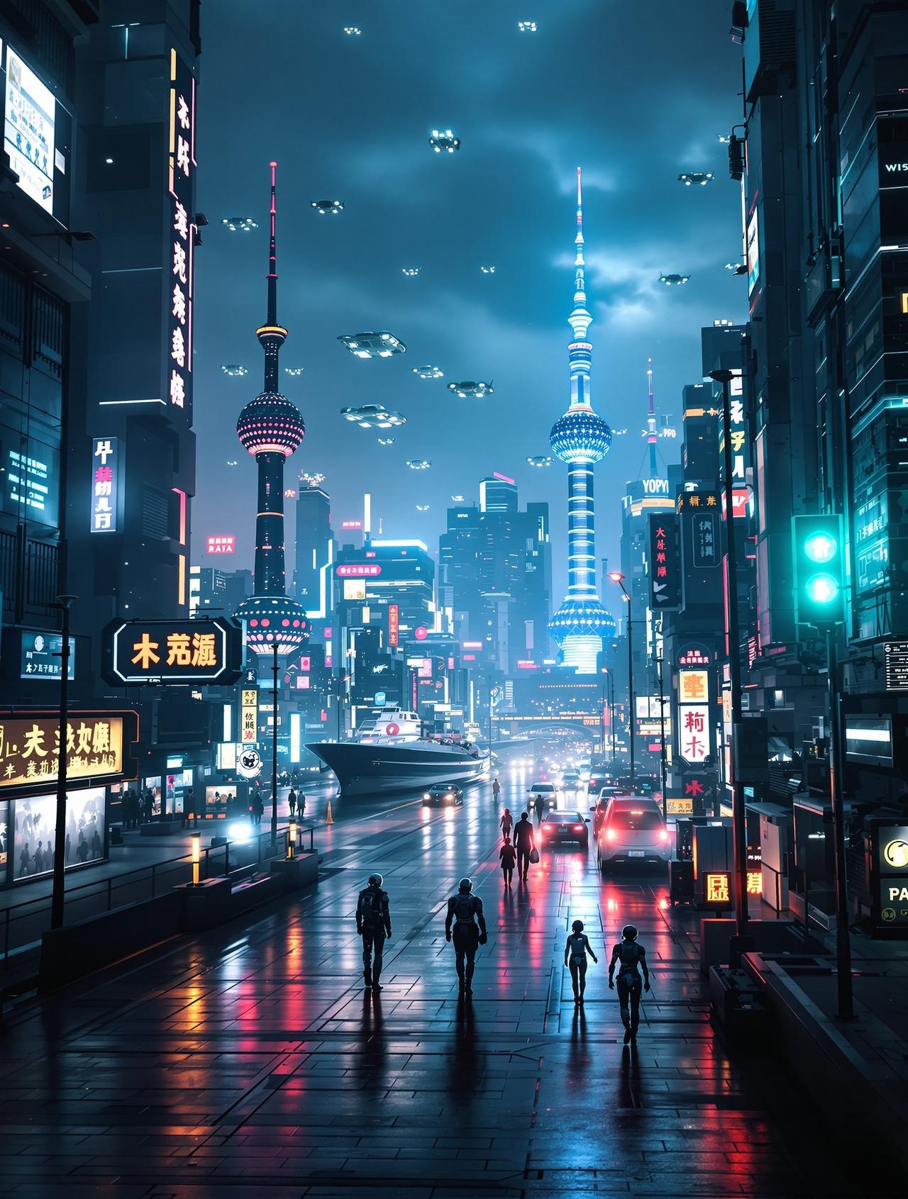 未来都市 - 科幻电影海报 - 啪啪电影院高清作品